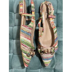 MULE PLANA MULTICOLOR