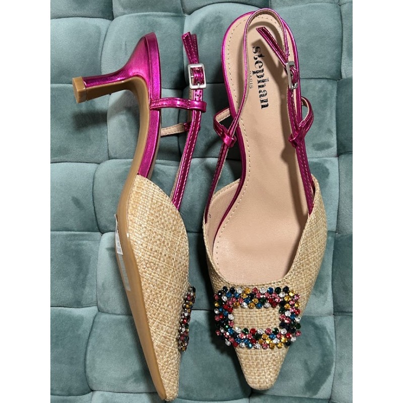 ZAPATO TACÓN FUCSIA